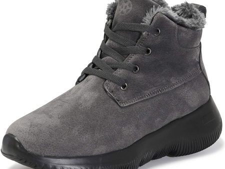 Botas de Nieve Antideslizantes Calientes Talla 45, Gris Hot on Sale