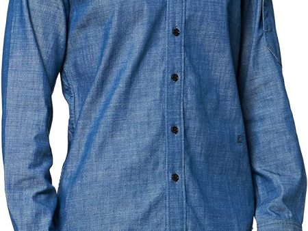 G-Star Raw Stalt Button Down Pocket Slim Camisa Vaquera, Azul (Rinsed 082), X-Small para Hombre Online