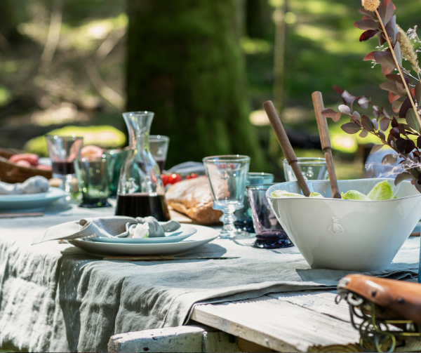 Ceramic Salad Serving Bowl, La Rochère Provencal Bee Cheap