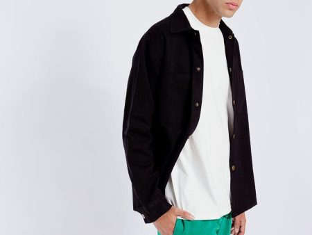 Black Overshirt Jacket Supply