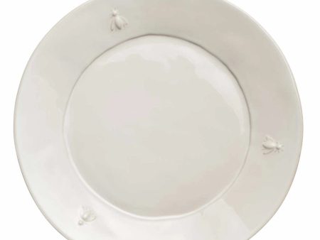 Ceramic Dinner Plates, La Rochère Provencal Bee - Set of 4, Ecru Supply