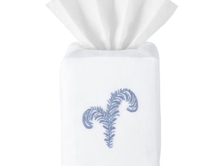 Egret Feather Tissue Box Cover Supply