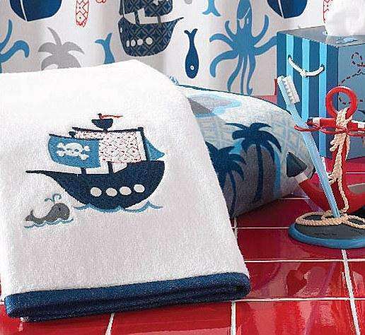 Bambi Embroidered Pirate Towels Online now