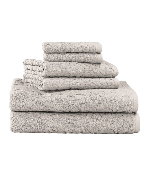 Fonte Long Staple Combed Turkish Cotton Piece Dye Jacquard Towel Collection Cheap