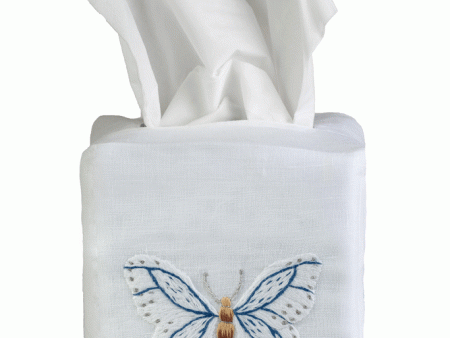 Hamptons Butterfly Tissue Box Cover Fashion