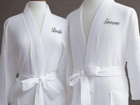 Lakeview Signature Egyptian Cotton Resort Waffle Spa Robe - Fun Gifts Discount