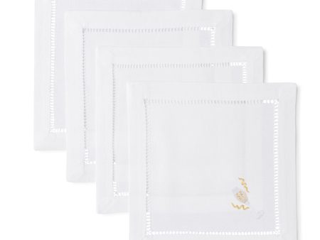 Champagne Celebration  | Cocktail Napkins, Set of 4 Cheap