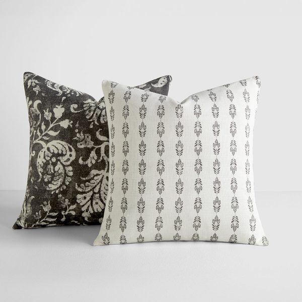 2-Pack Distressed Floral Décor Throw Pillows Sale