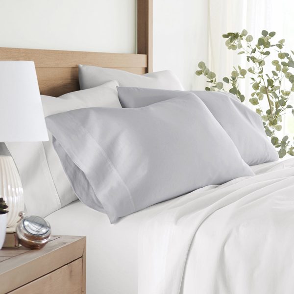 100% Cotton Long-Staple Pillowcase Set Supply