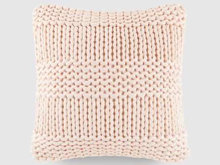 Chunky Knit Throw Pillow Cover and Insert Online Sale