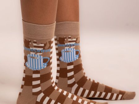 Coffee Time Neck Socks Online Sale