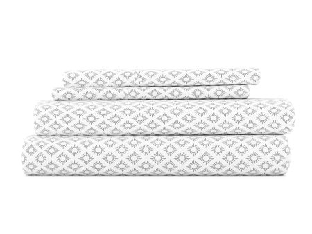 Polaris Pattern 4-Piece Sheet Set on Sale