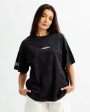 Cosmic Vision Acid Washed Oversized Tee Cheap