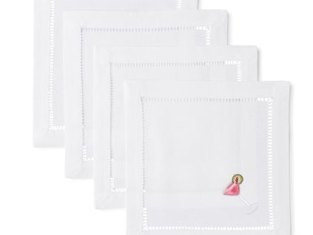 Cosmopolitan | Cocktail Napkins, Set of 4 Online Hot Sale