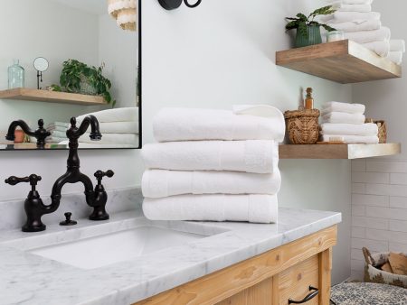 Ultra Soft 100% Cotton 4-Piece Bath Towel Set Hot on Sale