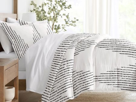 Diamond Stripe Down-Alternative Comforter Set For Cheap