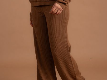 Havane Ribbed Knit Pants Fashion