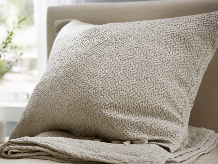 The Purists Allegro Platinum Jacquard | Firm Decorative Pillow Fashion