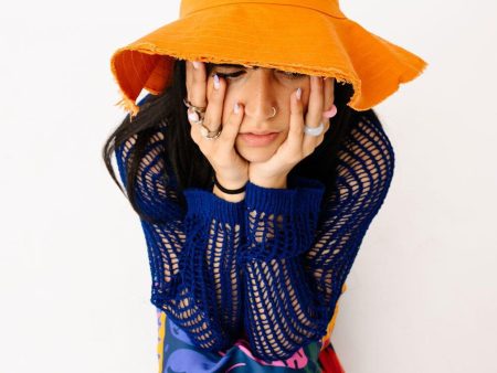 Orange Floppy Hat Online Sale