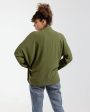 Olive Green Oversized Shirt Fashion