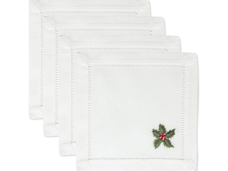 Holly Gold | Cocktail Napkins, Set of 4 Cheap