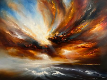 Skies Afire ORIGINAL by Hamish Herd Online Hot Sale