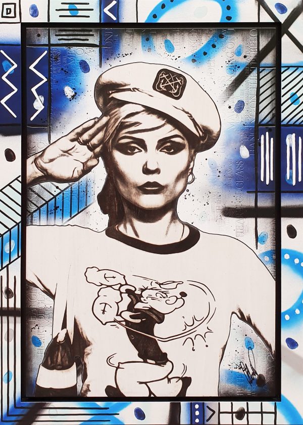 Debbie Harry POP Blue by Rob Bishop For Discount