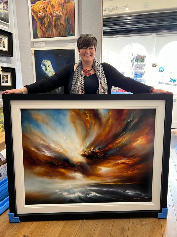 Skies Afire ORIGINAL by Hamish Herd Online Hot Sale